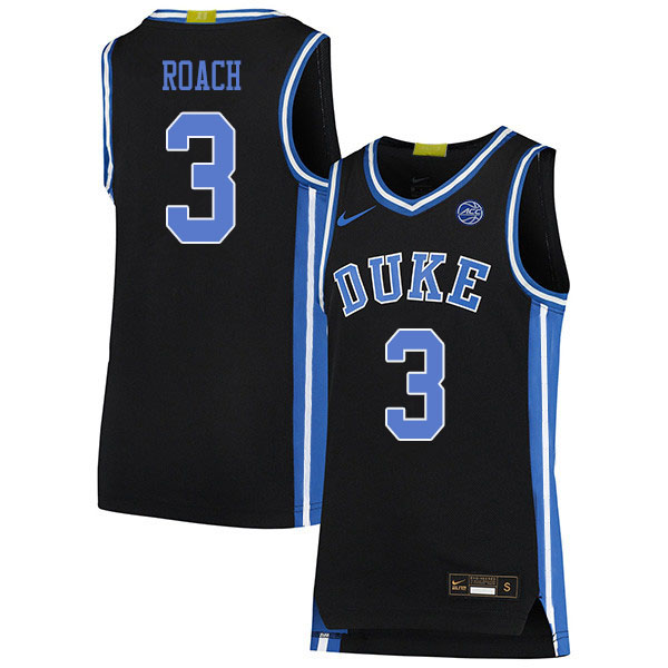 Men #3 Jeremy Roach Duke Blue Devils College Basketball Jerseys Sale-Black